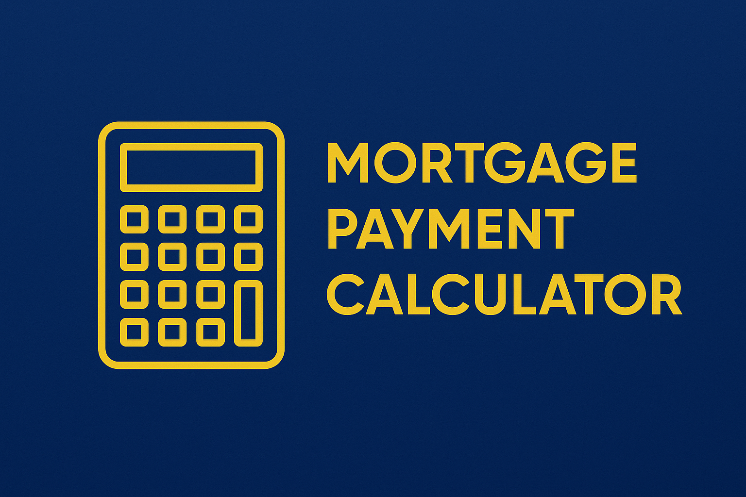 Mortgage payment calculator for insured and uninsured mortgages in Canada