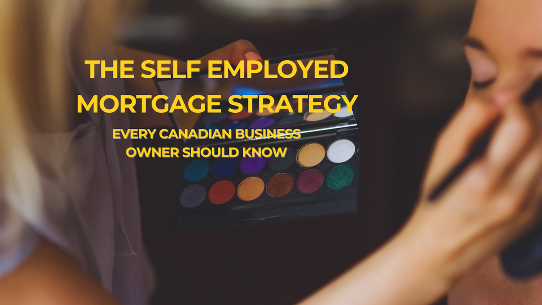 a make-up artist applying eyeshadow on a woman while holding a colorful eyeshadow palette with the words 